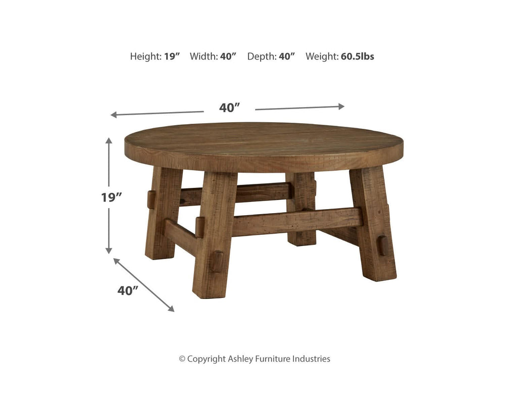 Mackifeld Coffee Table and 2 End Tables