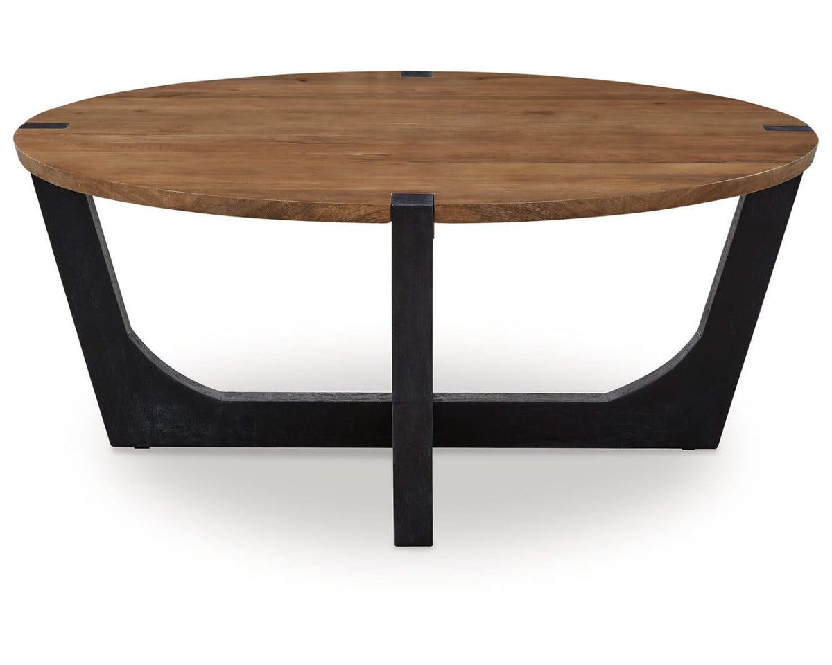 Hanneforth Coffee Table and 2 End Tables