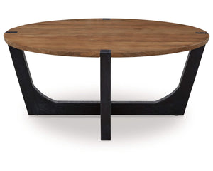 Hanneforth Coffee Table and 2 End Tables