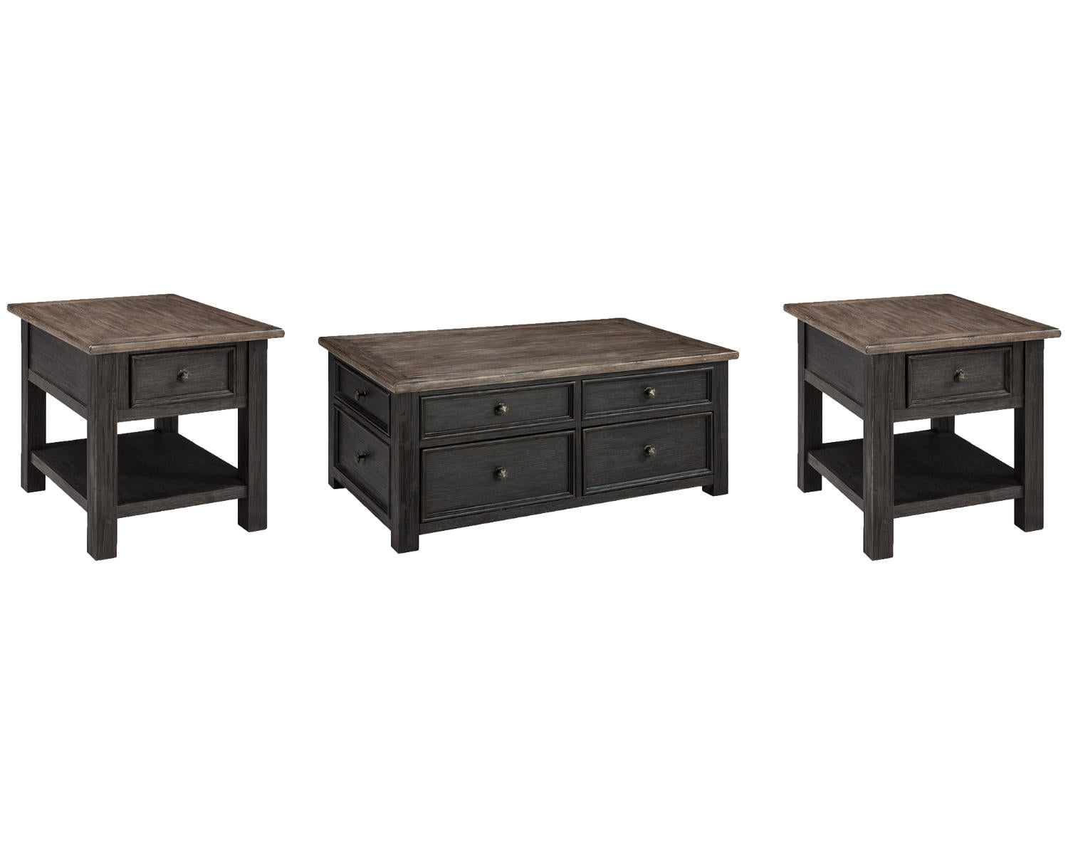 Tyler Creek Coffee Table and 2 End Tables