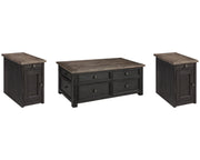 Tyler Creek Coffee Table and 2 Chairside End Tables