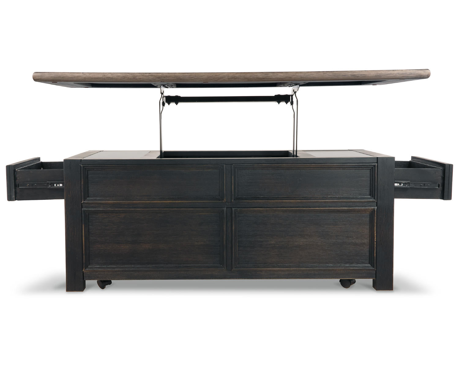 Tyler Creek Coffee Table and 2 End Tables with Console