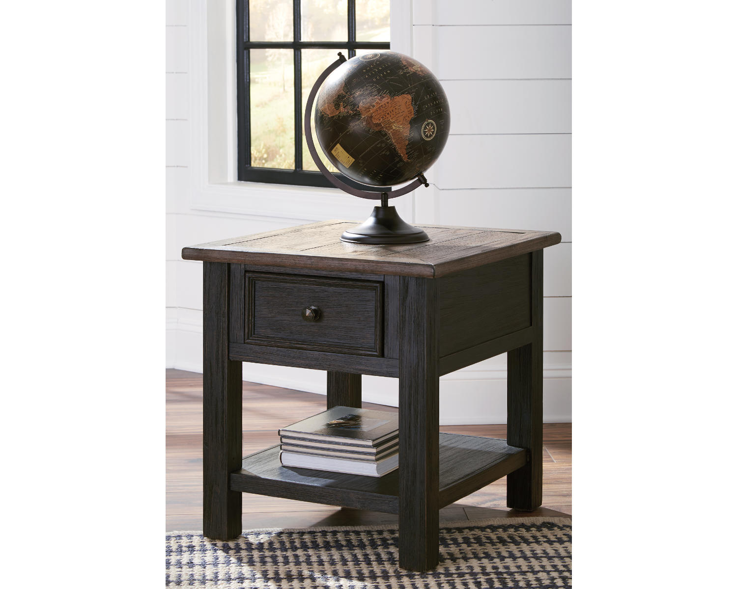 Tyler Creek Coffee Table and 2 End Tables with Console
