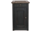 Tyler Creek Chairside End Table with USB Ports & Outlets