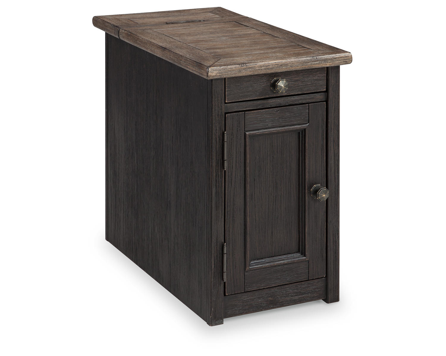 Tyler Creek Chairside End Table with USB Ports & Outlets