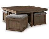 Boardernest Coffee Table with 4 Stools