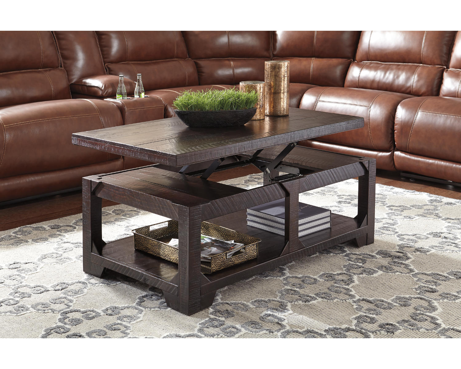 Rogness Coffee Table with Lift Top