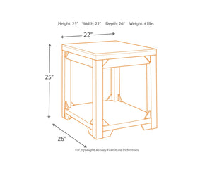 Fregine End Table