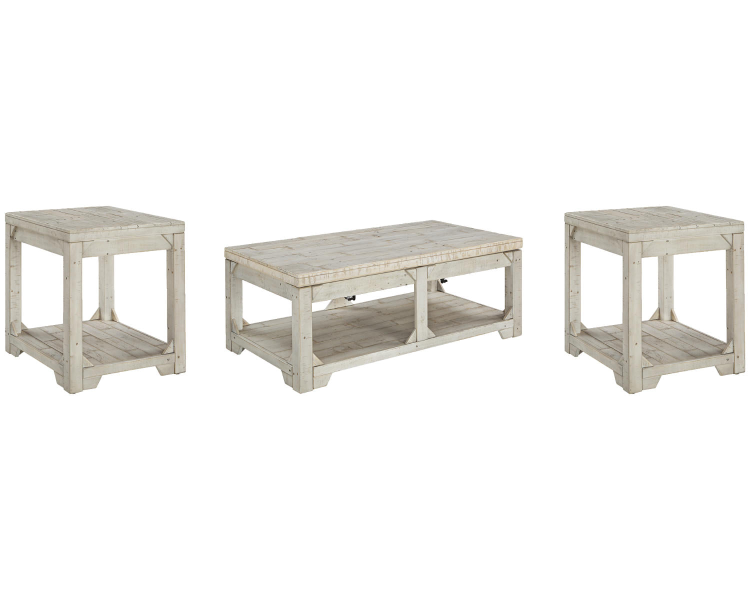 Fregine Coffee Table and 2 End Tables