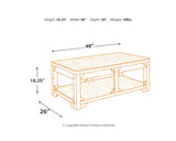 Fregine Coffee Table and 2 End Tables