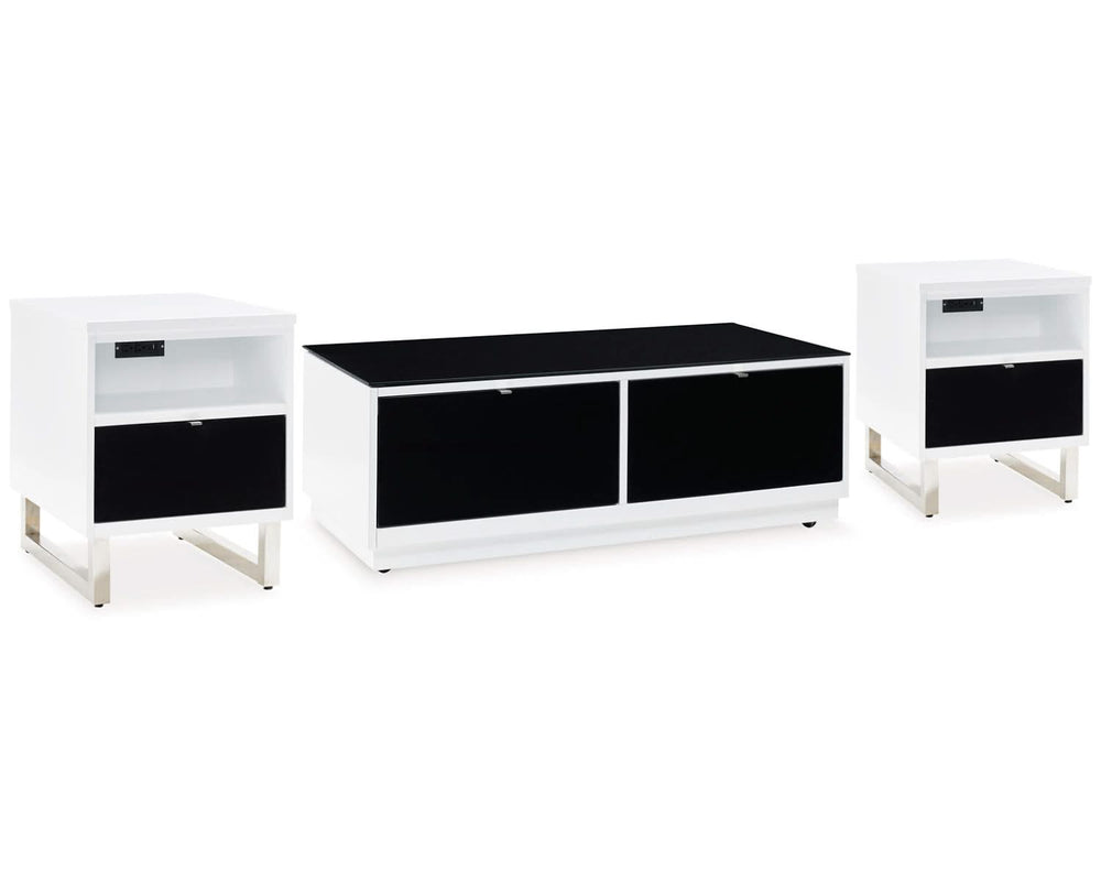 Gardoni Coffee Table and 2 Chairside End Tables