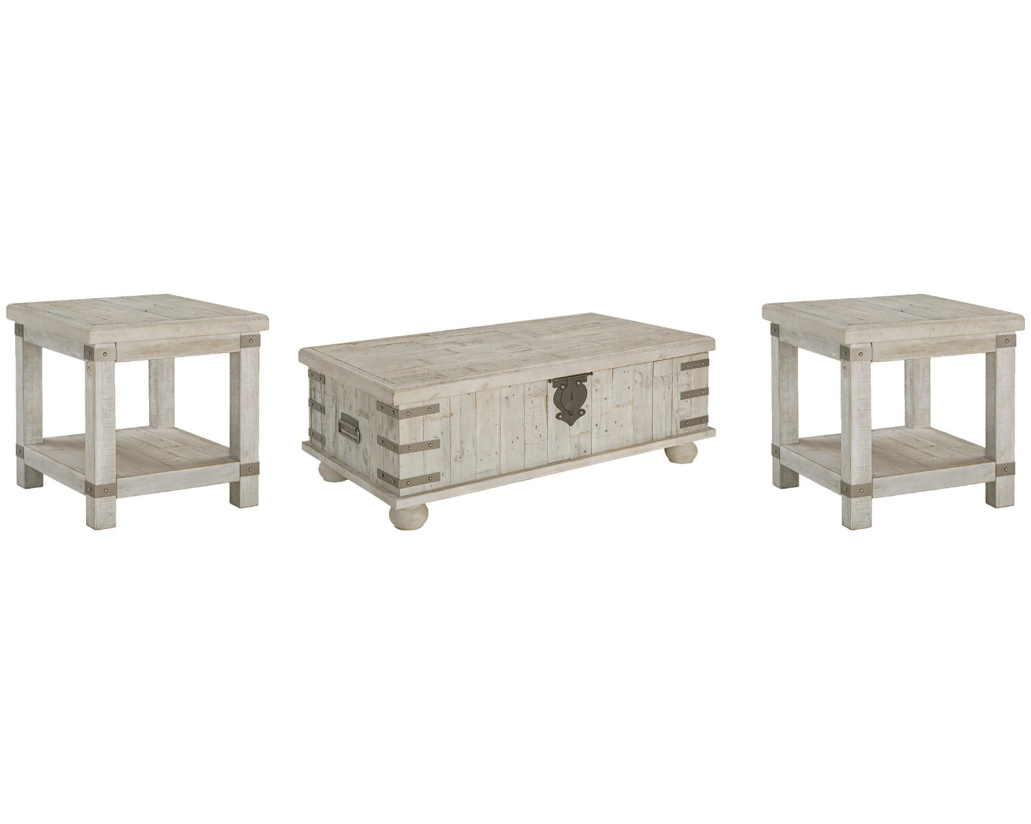 Carynhurst Coffee Table and 2 End Tables