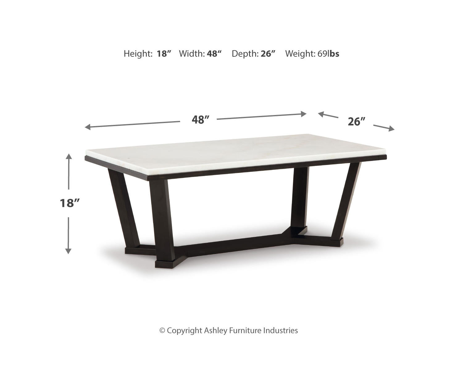 Fostead Coffee Table and 2 Ends