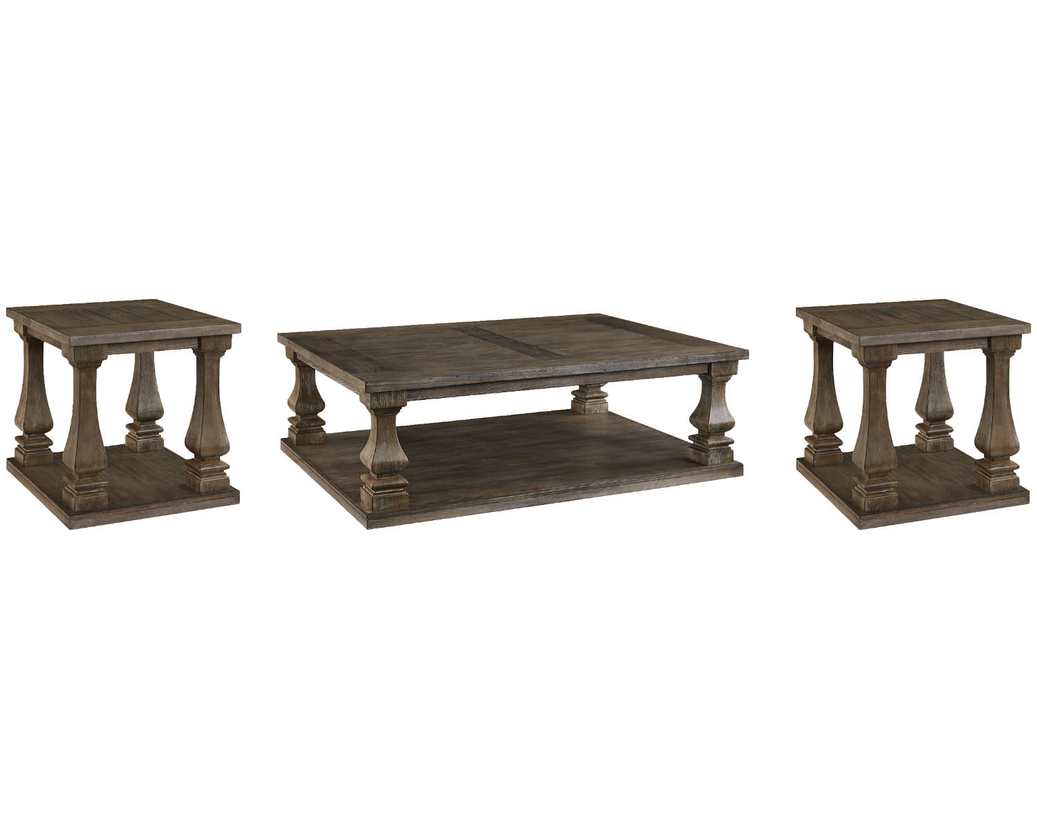 Johnelle Coffee Table and 2 End Tables