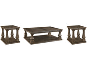Johnelle Coffee Table and 2 End Tables