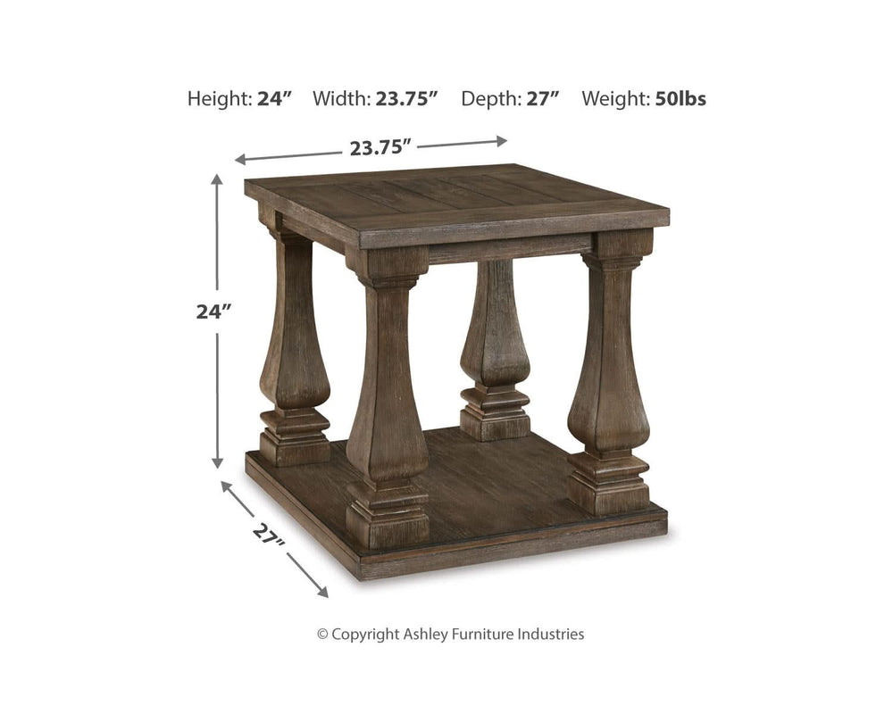 Johnelle Coffee Table and 2 End Tables