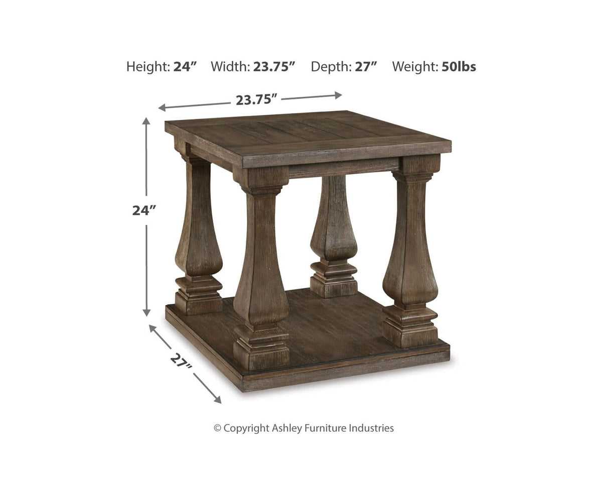 Johnelle Coffee Table and 2 End Tables