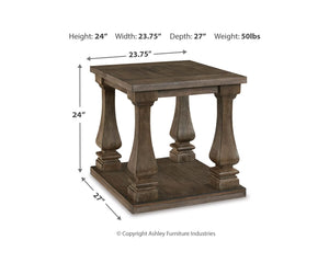 Johnelle Coffee Table and 2 End Tables