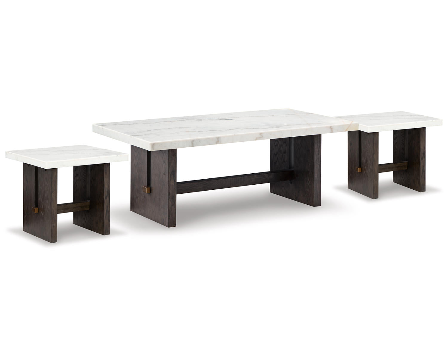 Burkhaus Coffee Table and 2 Ends