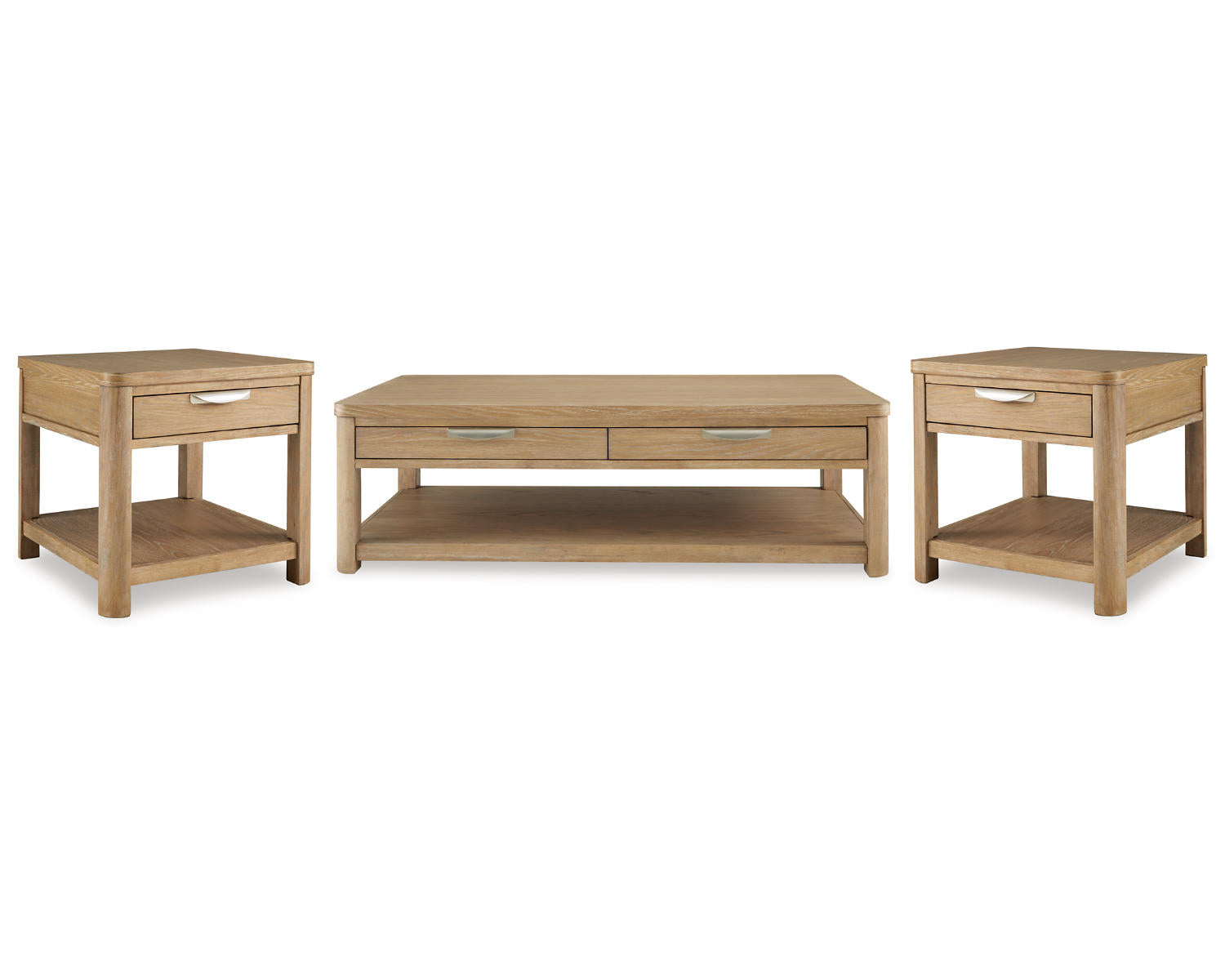 Rencott Coffee Table and 2 End Tables