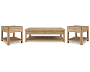 Rencott Coffee Table and 2 End Tables