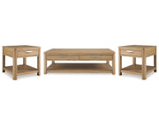 Rencott Coffee Table and 2 End Tables
