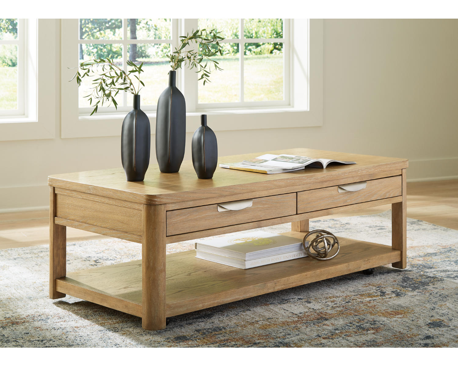Rencott Coffee Table and 2 End Tables