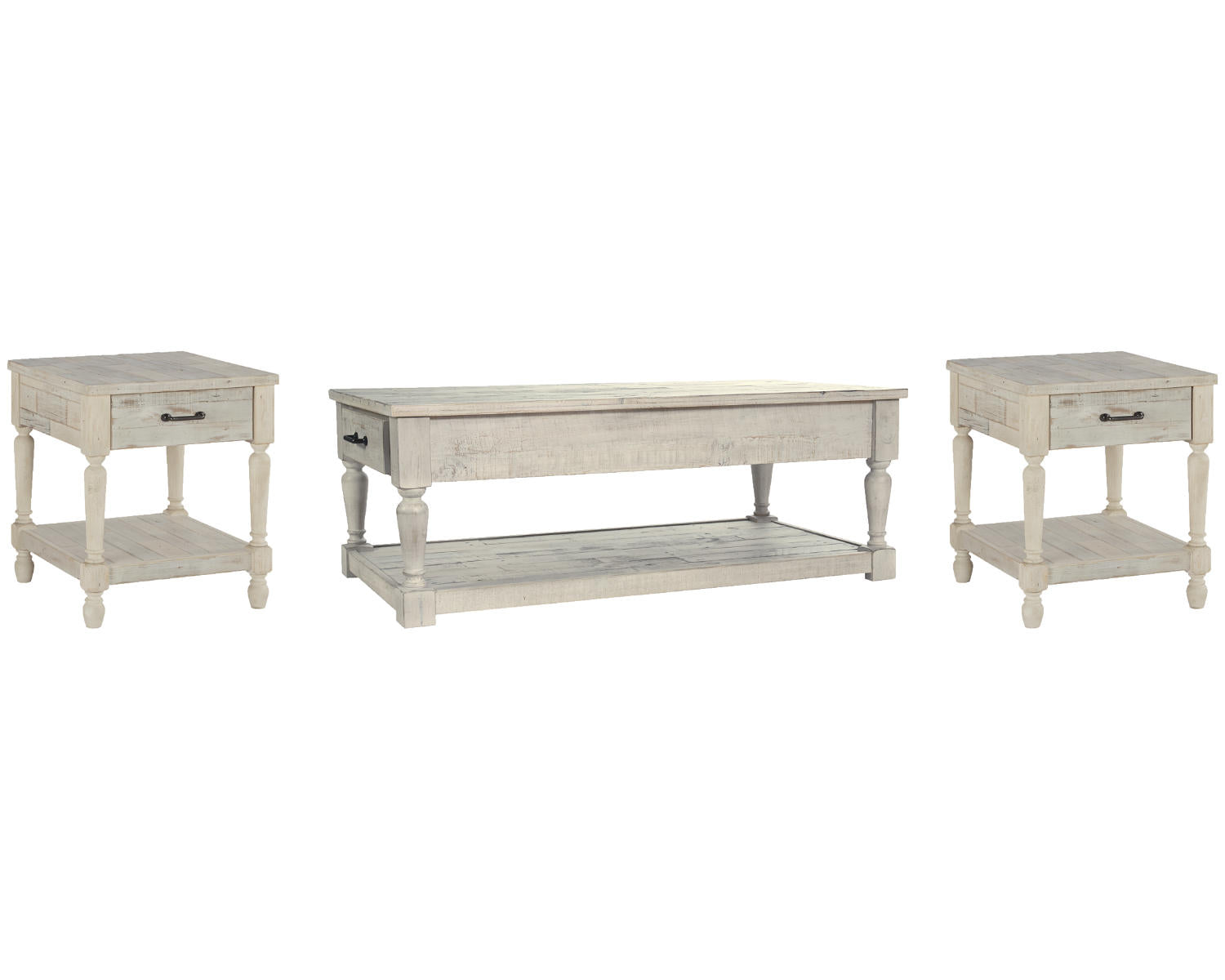 Shawnalore Coffee Table and 2 End Tables