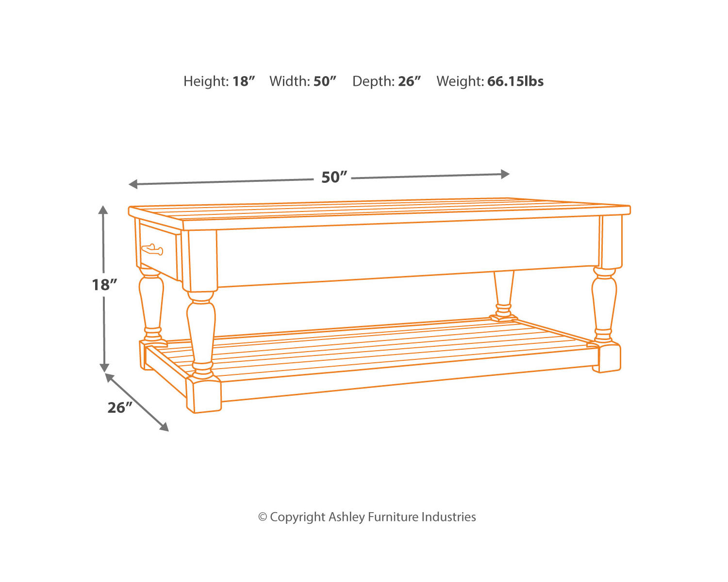 Shawnalore Coffee Table and 2 End Tables