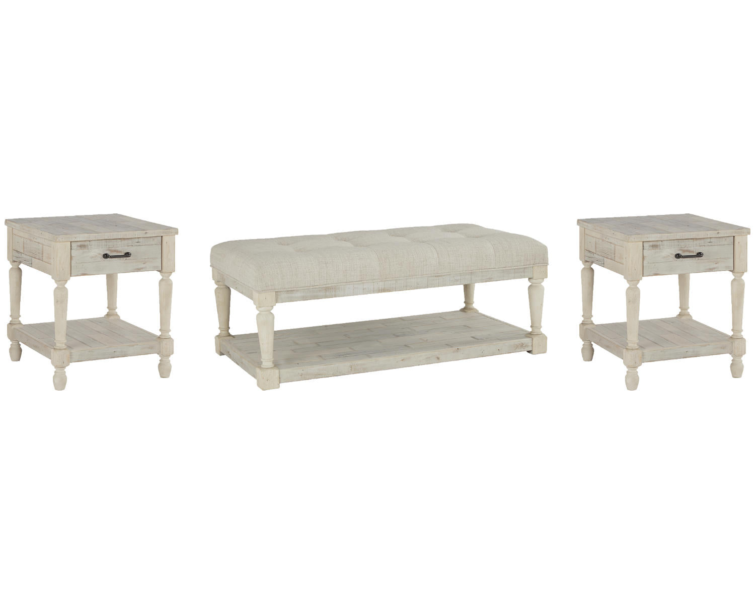 Shawnalore Coffee Table and 2 End Tables