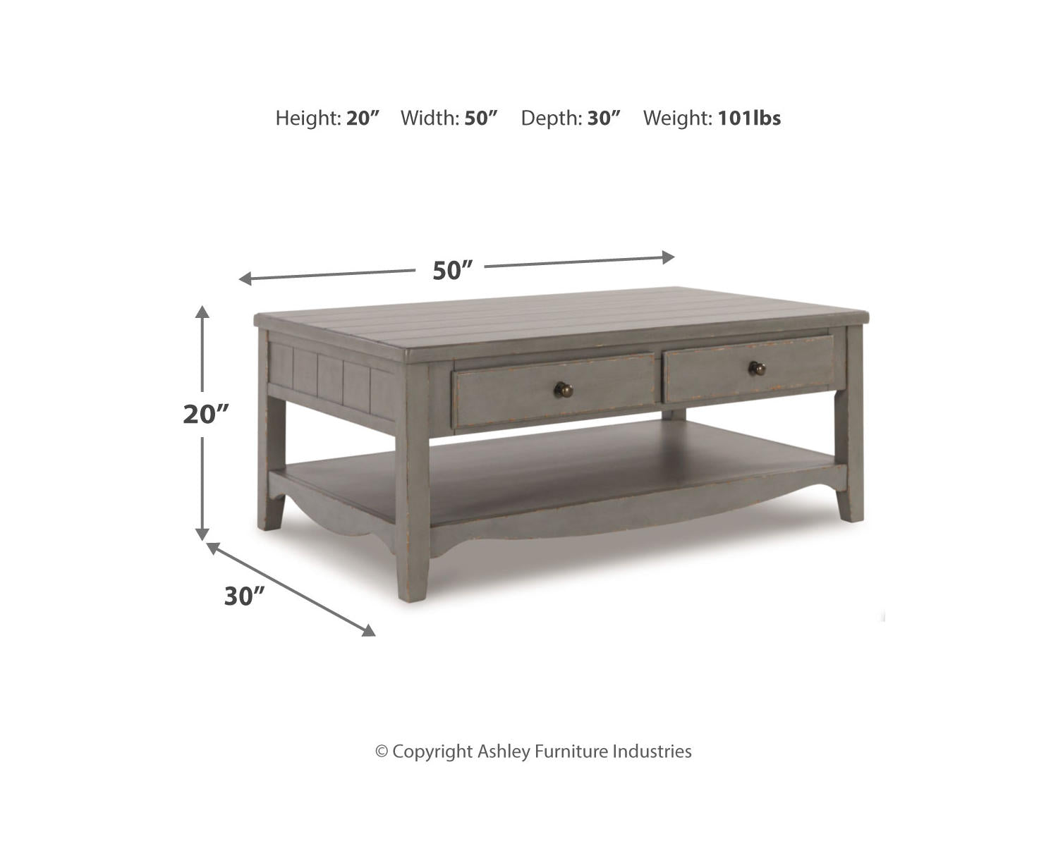 Charina Coffee Table and 2 End Tables