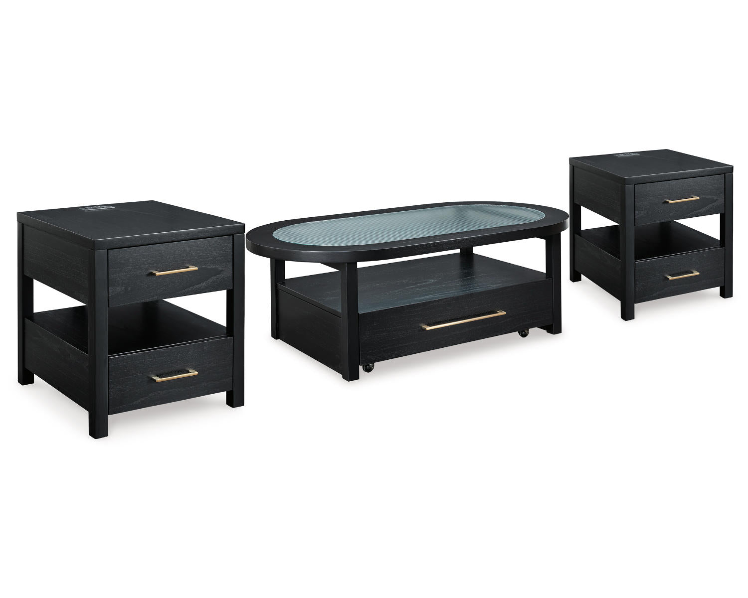 Winbardi Coffee Table and 2 End Tables