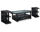 Mesa de centro Winbardi y dos mesas auxiliares junto a la silla