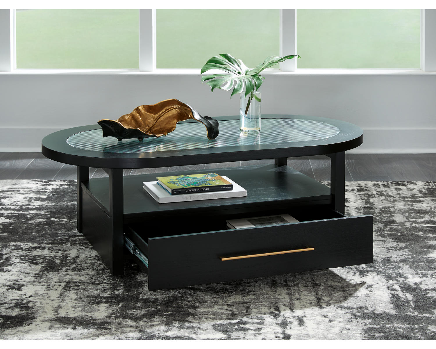 Winbardi Coffee Table and 2 Chairside End Tables
