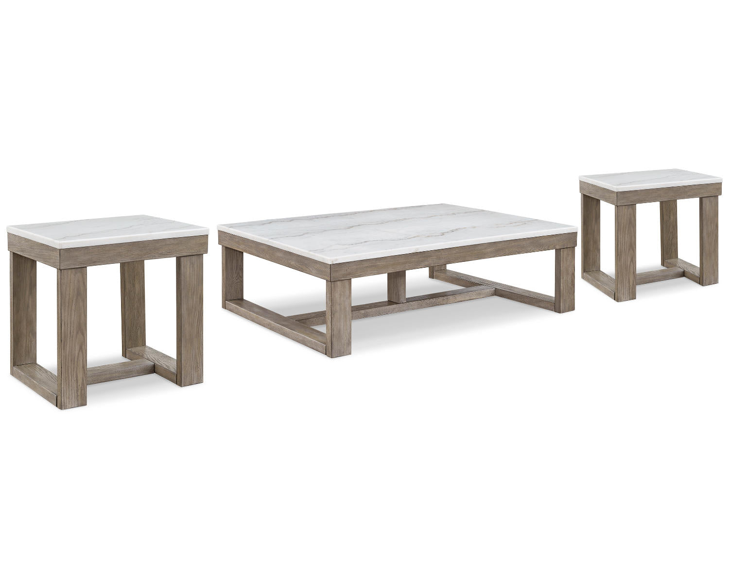 Loyaska Coffee Table and 2 End Tables