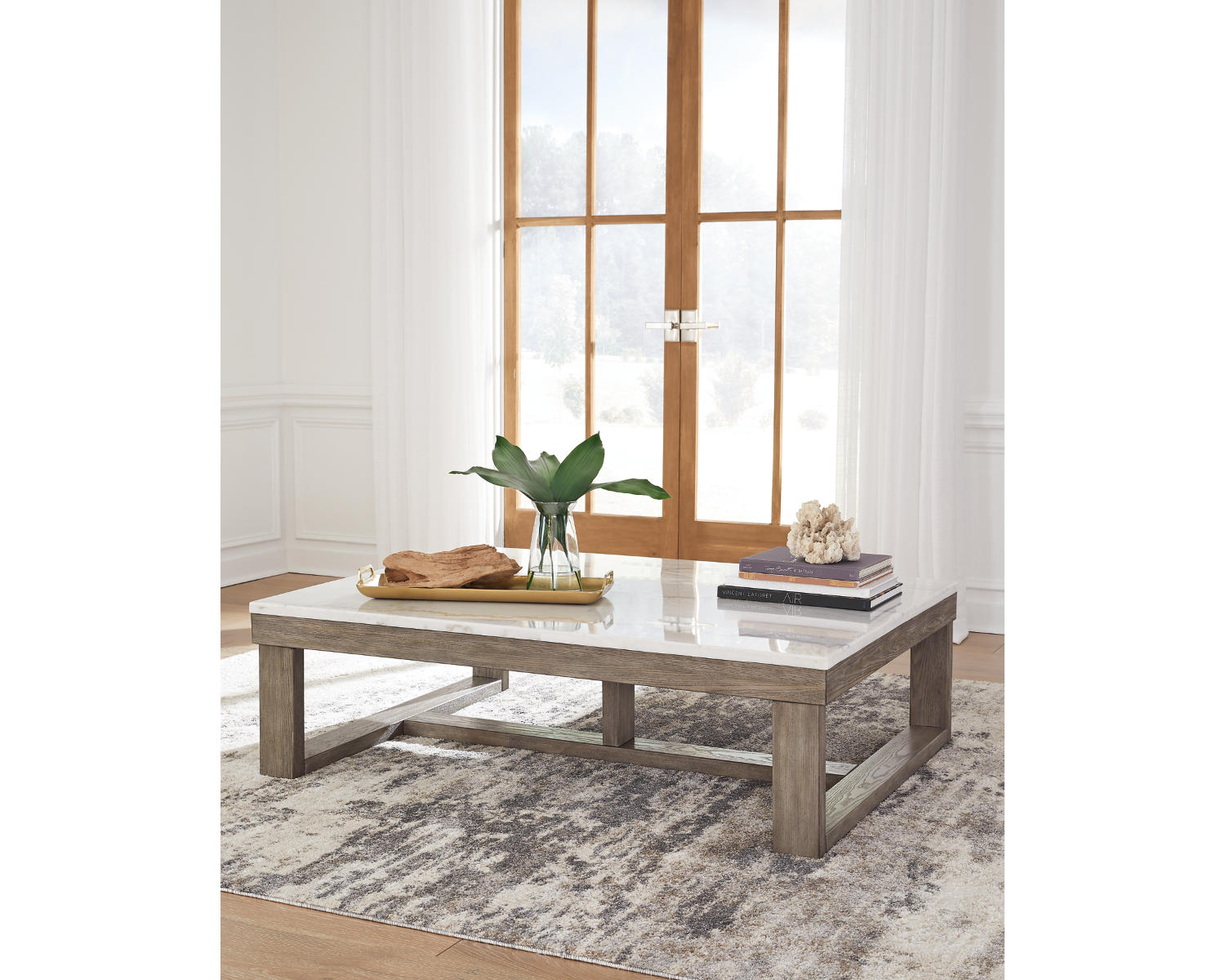 Loyaska Coffee Table and 2 End Tables