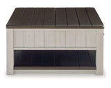Darborn Lift-top Coffee Table and 2 Chairside End Tables