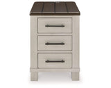 Darborn Lift-top Coffee Table and 2 Chairside End Tables