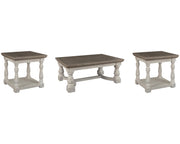 Havalance Coffee Table and 2 End Tables