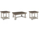 Havalance Coffee Table and 2 End Tables
