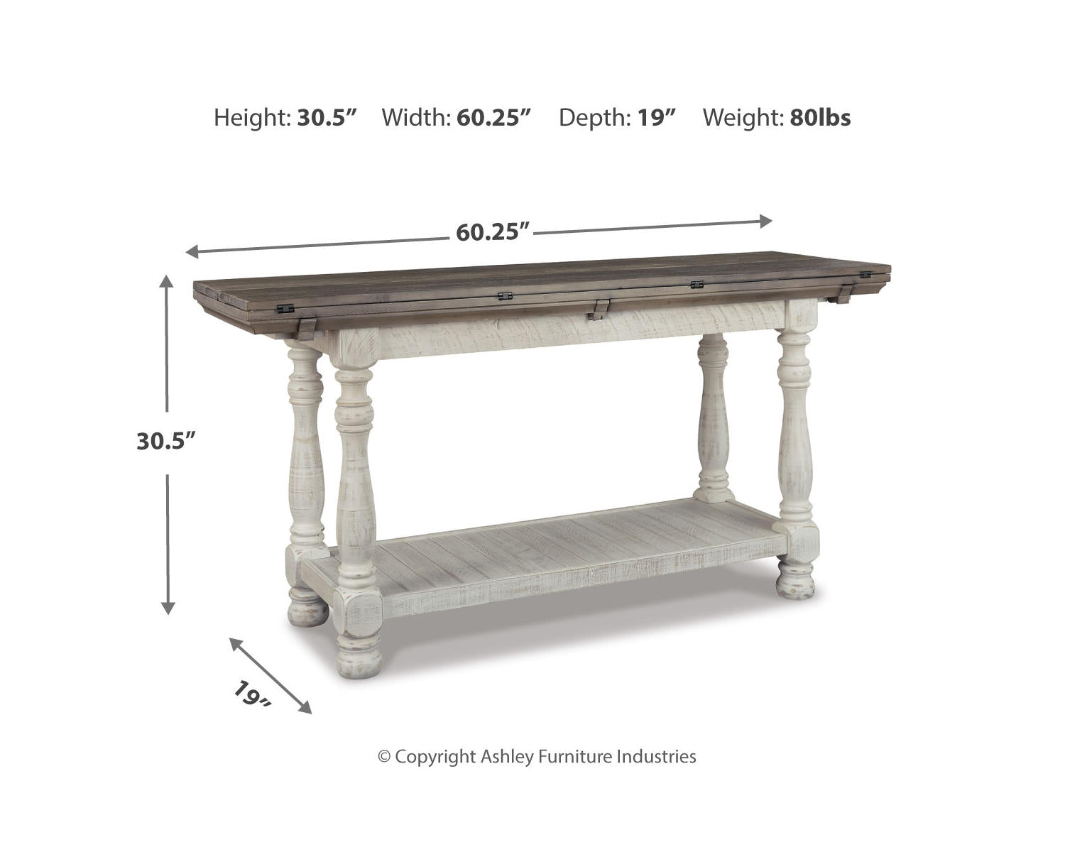 Havalance Sofa/Console Table