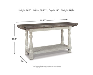 Mesa consola/sofá Havalance