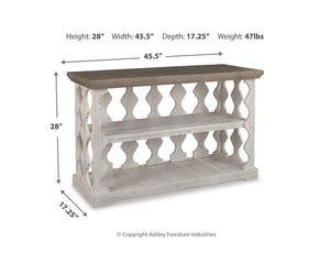 Mesa consola/sofá Havalance