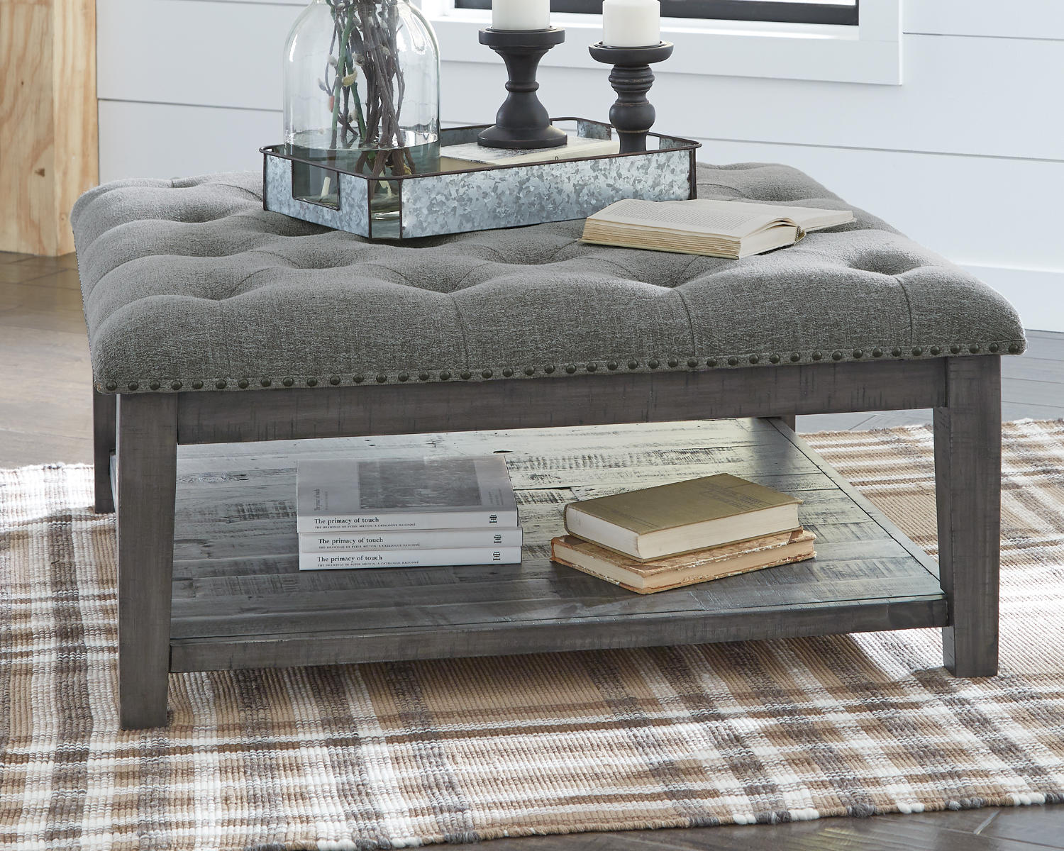 Borlofield Coffee Table and 2 End Tables
