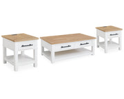 Ashbryn Coffee Table and 2 End Tables