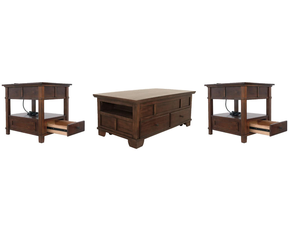Gately Coffee Table and 2 End Tables