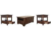 Gately Coffee Table and 2 End Tables