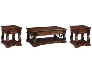 Mesa de centro y dos mesas auxiliares Alymere