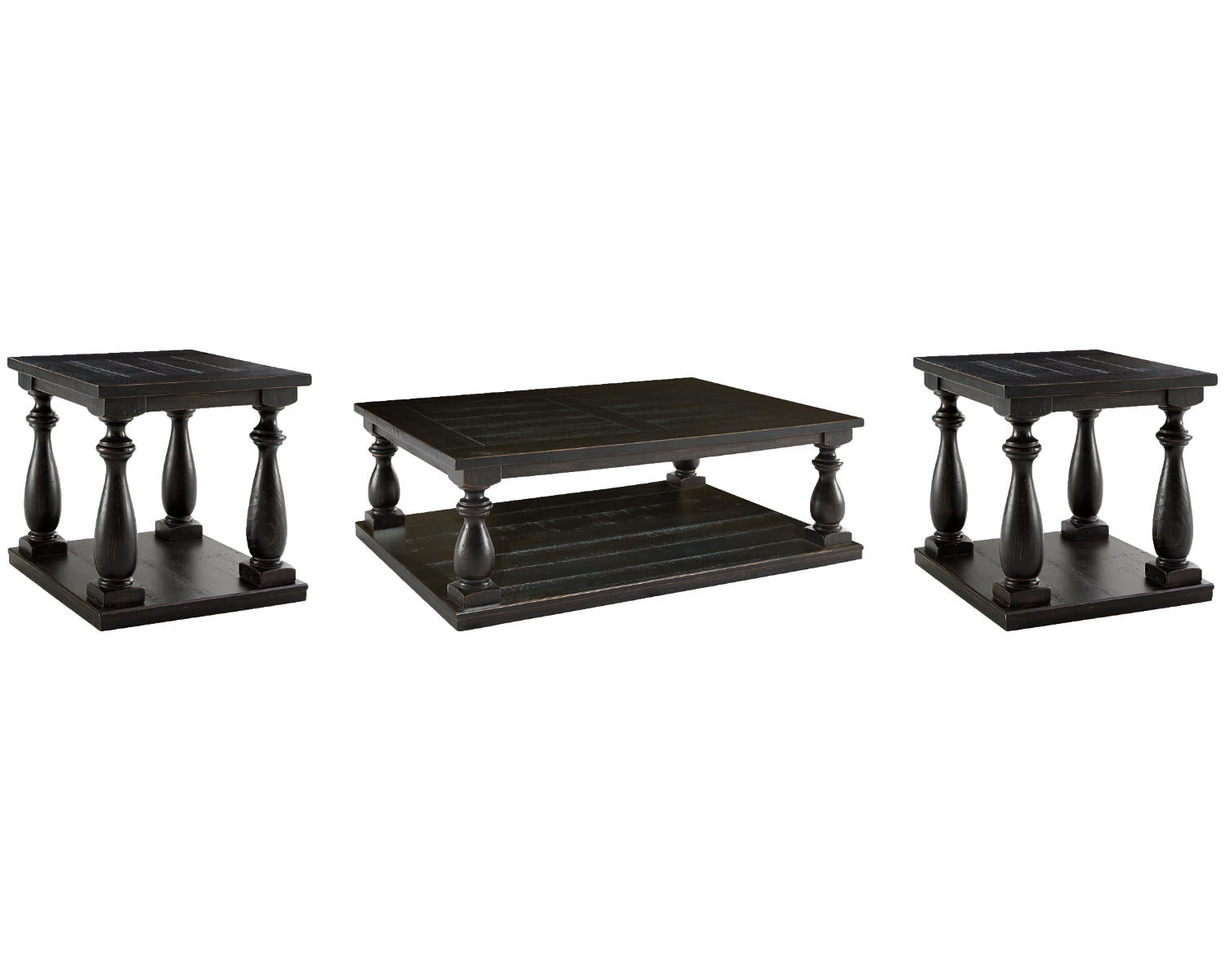 Mallacar Coffee Table and 2 End Tables