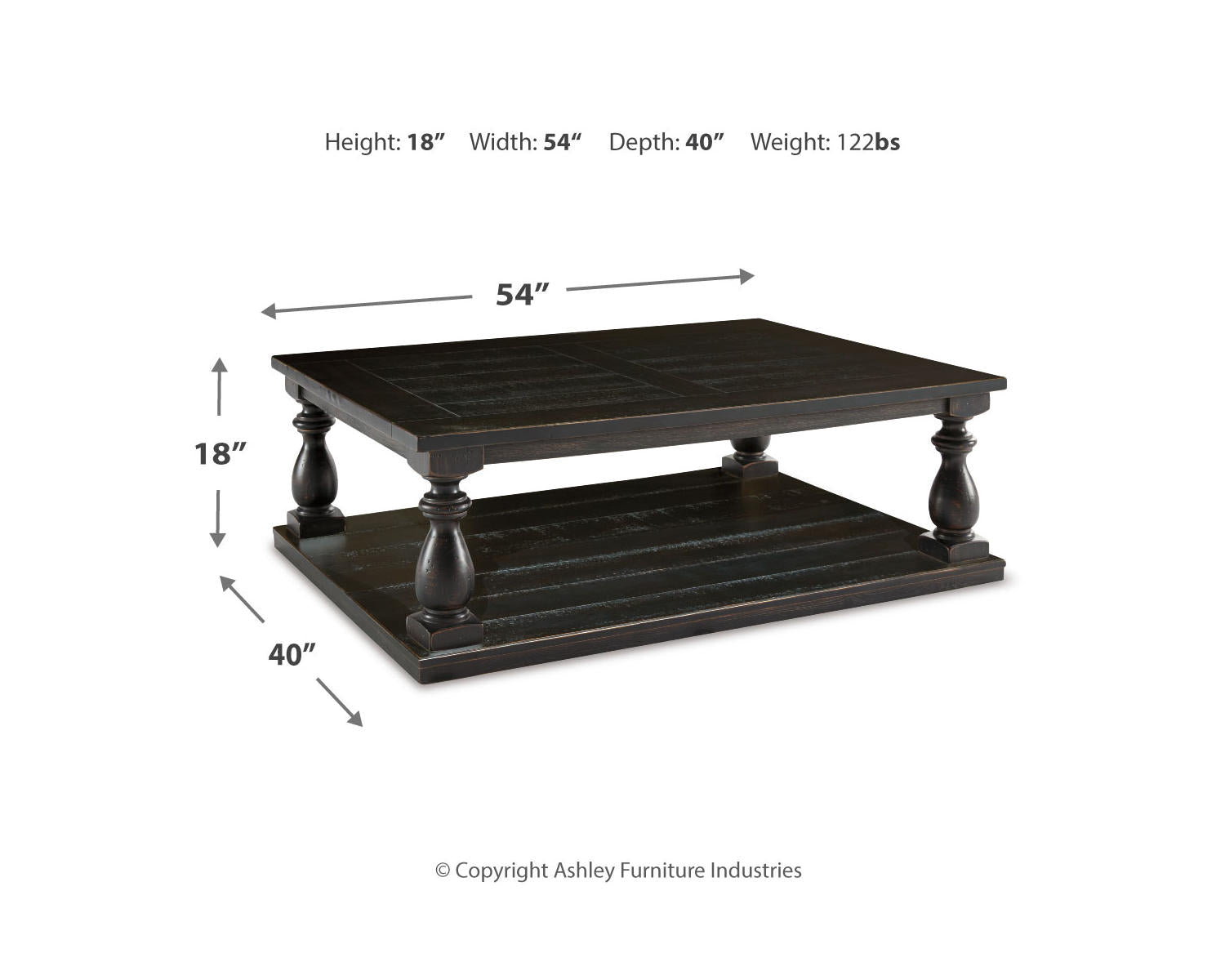 Mallacar Coffee Table and 2 End Tables
